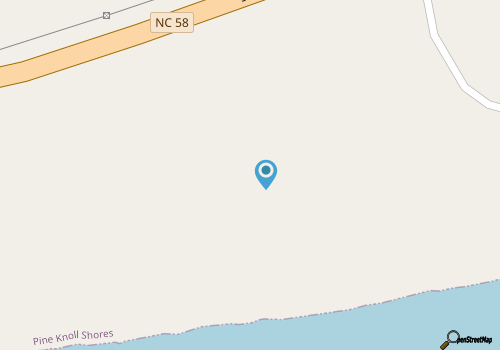 Oceans #12, Oceanside Condo in Pine Knoll Shores, NC! map location