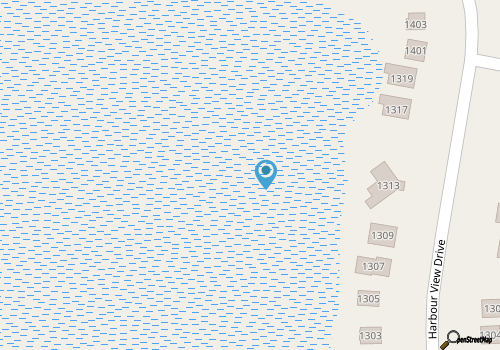 Pelican Retreat: OBX waterfront stay, sleeps 7, sunsets & views cozy coastal gem map location