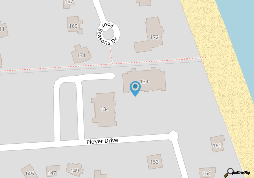 D134B- Oceanfront - Duck - Saturday Check In, Comm. Pool! map location