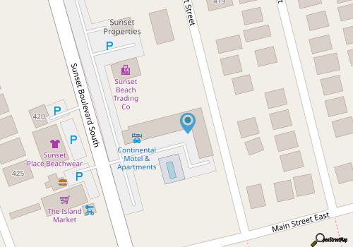 Pet Friendly. Great location, Free parking and Steps to the beach! map location