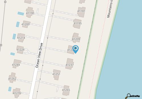 Oceanfront home with private hot tub, 3 levels of decks - dog-friendly map location