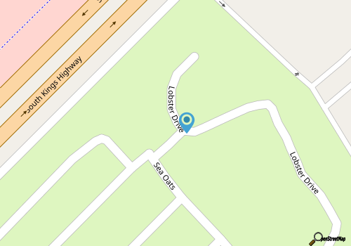 3 Bedroom House (7033) in Ocean Lakes Campground map location