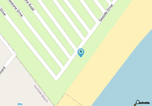 TRUE OCEANFRONT BEACH COTTAGE  4 bdrm sleeps 8. map location