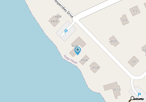 200 Very Cute Nags Head, Water-Front Rental! map location
