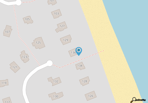OCEANFRONT, Ocean Views, Sun Decks, Close to Beach Access, SA47, Lazy Bones map location