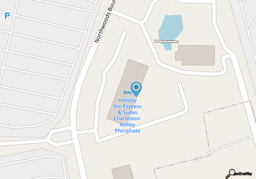 Holiday Inn Express & Suites Charleston-Ashley Phosphate map location
