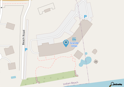 Grande Villas M-3, Oceanfront Condo in Indian Beach, NC! map location
