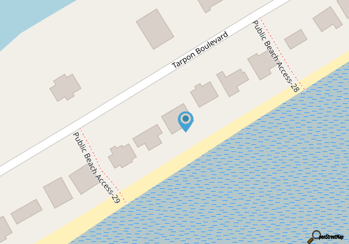 Stunning Oceanfront Home with Private Beach Access - 468 Tarpon map location
