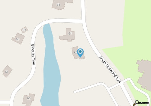 Tranquil waterfront home w/large deck, grill, 3 kayaks, on-site tennis map location