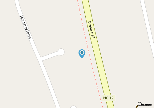 1539 - Sea Emerald, Soundside Vacation for the Family. Monterey Shores Amenities. map location