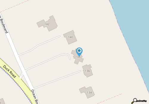 6 Bedroom Oceanfront Cottage w/Walkway to Beach map location