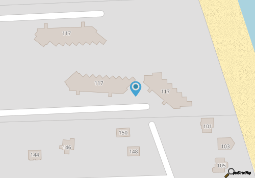 Bright, Cheerful, 2BR/2BA Semi-Oceanfront condo in Duck, Sleeps 4-7 map location