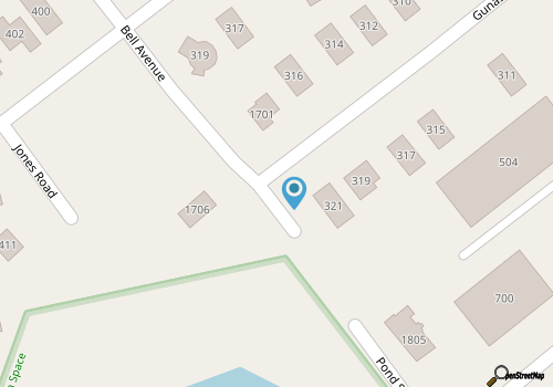 Charming 3-bedroom house with Hot Tub and game room in Kill Devil Hills map location