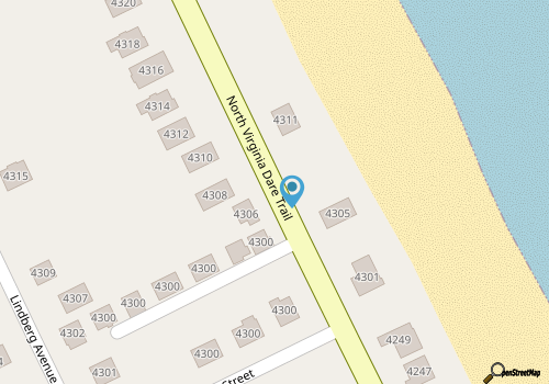 Miller Cottage -- Semi OF Home in Kitty Hawk with Hot Tub map location