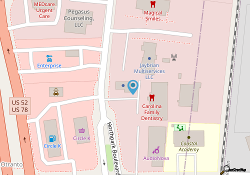 North Charleston Orthodontic Consultation map location