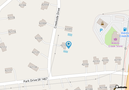 Vibrant, two-story home with private pool, central AC, & washer/dryer map location