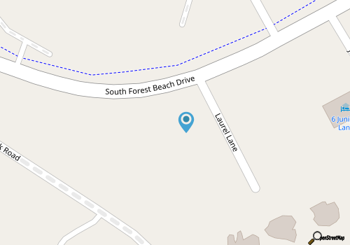 3 Bed/2.5 Bath South Forest Beach Home has Private Pool and Beach Access Path map location
