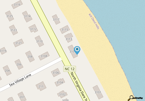 Oceanfront Escape: Coastal Views in Heart of KDH! map location