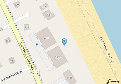 Oceanfront first floor condo! map location