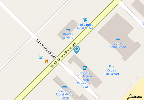 Cozy 2-bedroom Oceanfront Family Friendly Condo map location