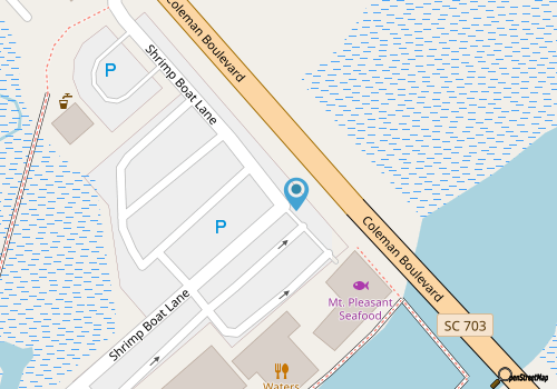 Rentals: Shem Creek Kayak and Paddleboard map location