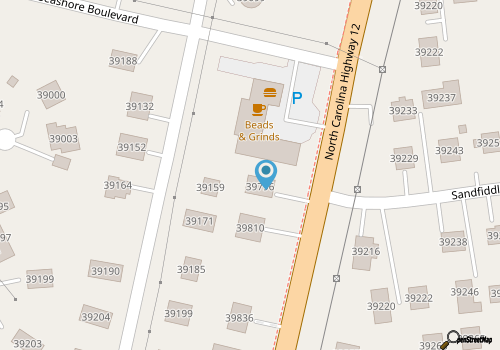 Soundside, Dog Friendly Home in Avon with Hot Tub map location