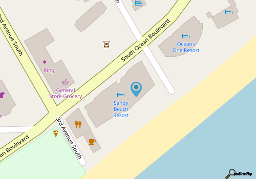 Sandy Beach Resort 1805 - Oceanfront Views map location