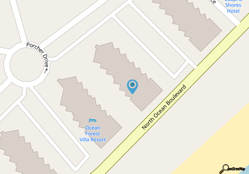 Ocean Forest Villas 317A - Ocean View 2BR- Pool map location