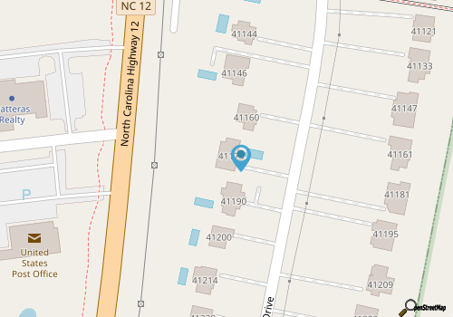 Outer Banks house with private pool, hot tub, W/D & ocean view - dog-friendly map location