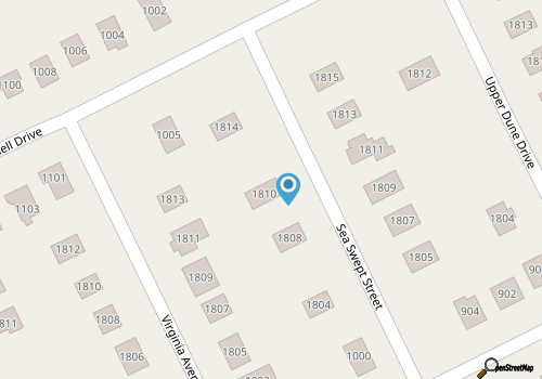 Swept Away One -Great Family Beach Home map location