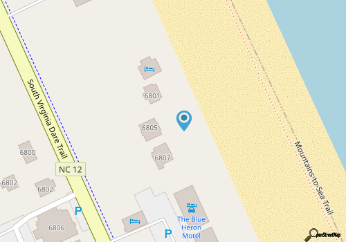 The Fritz Carlton | Oceanfront | Nags Head | Sleeps 14 map location