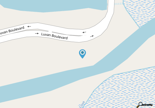 Secluded Creekfront Home map location
