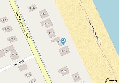 Little Outlaw Cottage | Nags Head | Oceanfront | 4 Bedrooms | Sleeps 8 map location
