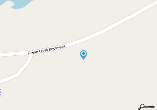 Adorable Ocean View Home, Cabana Club, Golf Cart  - 165 Ocean Creek map location