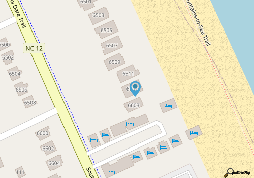 Sand Pebbles: Oceanfront, Pool, Hot Tub, Rec Room map location