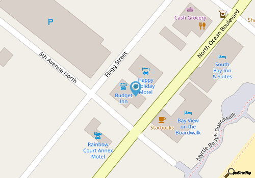 Boutique on the beach, Studio #116 + Pool map location