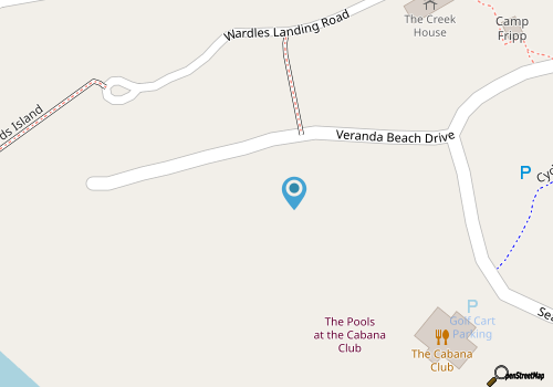 Great views, close to cabana club, golf cart included - 23 Veranda Beach map location