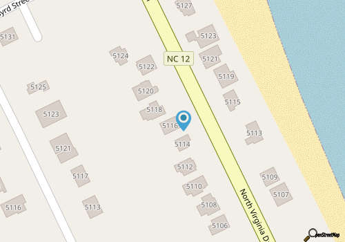 One More Moon 3 Bedroom Home in Kitty Hawk map location