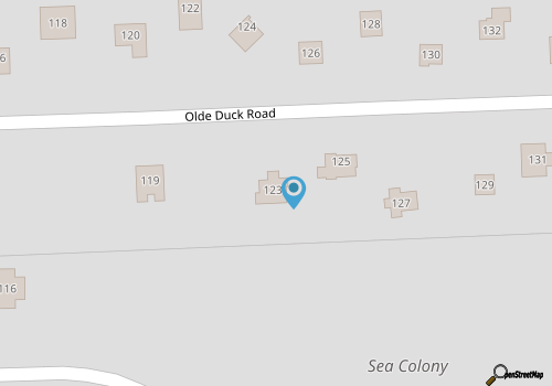 5 BR, 4.5 BA, Oceanside home in Duck w/Private Pool map location