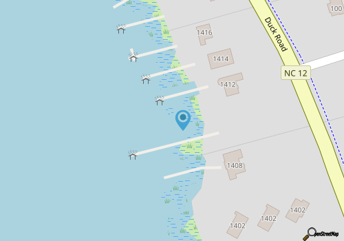 Tranquil 2-bedroom condo in Duck with WiFi, AC. Enjoy your stay map location