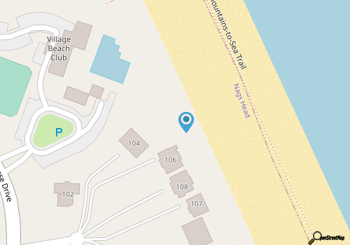 Ocean Hideaway | Oceanfront | Community Pool map location