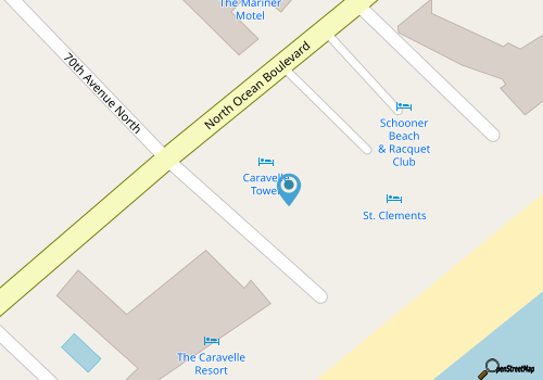 Pool Access: Oceanfront Myrtle Beach Condo! map location