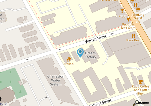 Walk to Everything Upper King! Off street parking and washer/dryer! map location