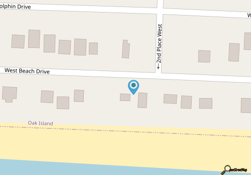 Private pool, easy walk to the beach and a beautiful ocean views!  Seaside Shenanigans map location