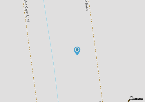 4-bedroom Carova Beach cottage, 4 streets from the Ocean in 4x4 area of Corolla map location