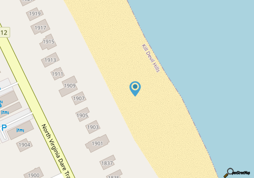 KD1905- Oceanfront! With 4 BRs, Hot Tub, Dune-Top Deck  and Dog Friendly! map location