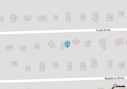 Pet Friendly home in Bayberry Bluffs! map location