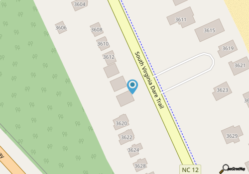 Double Dip Beach House | 615 ft from the Beach | Private Pool, Hot Tub | Nags Head map location