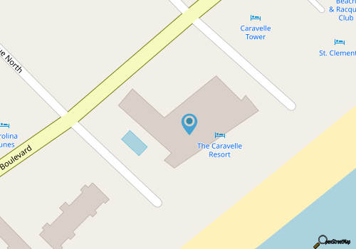 Caravelle Resort : Pools Direct Oceanfront Views! map location