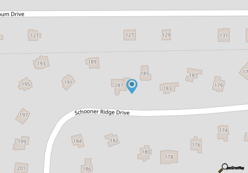 Spacious 5 BR Home in Schooner Ridge w/Access to Multiple Community Pools & Rec Center map location